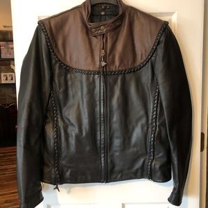 Hein Gericke Harley Leather Jacket & matching vest